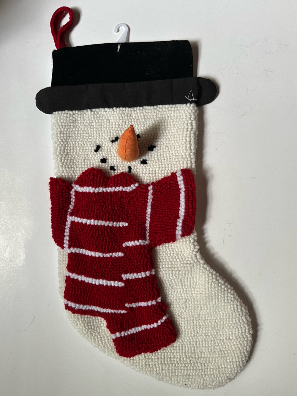 ✨5/$25 Vintage DanDee Snowman Hooked Yarn Stocking